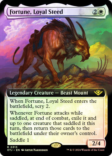 Fortune, Loyal Steed (otj) (313) / Foil Extended