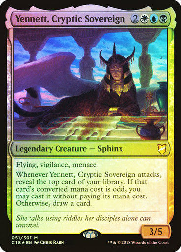 Yennett, Cryptic Sovereign (c18) / Foil