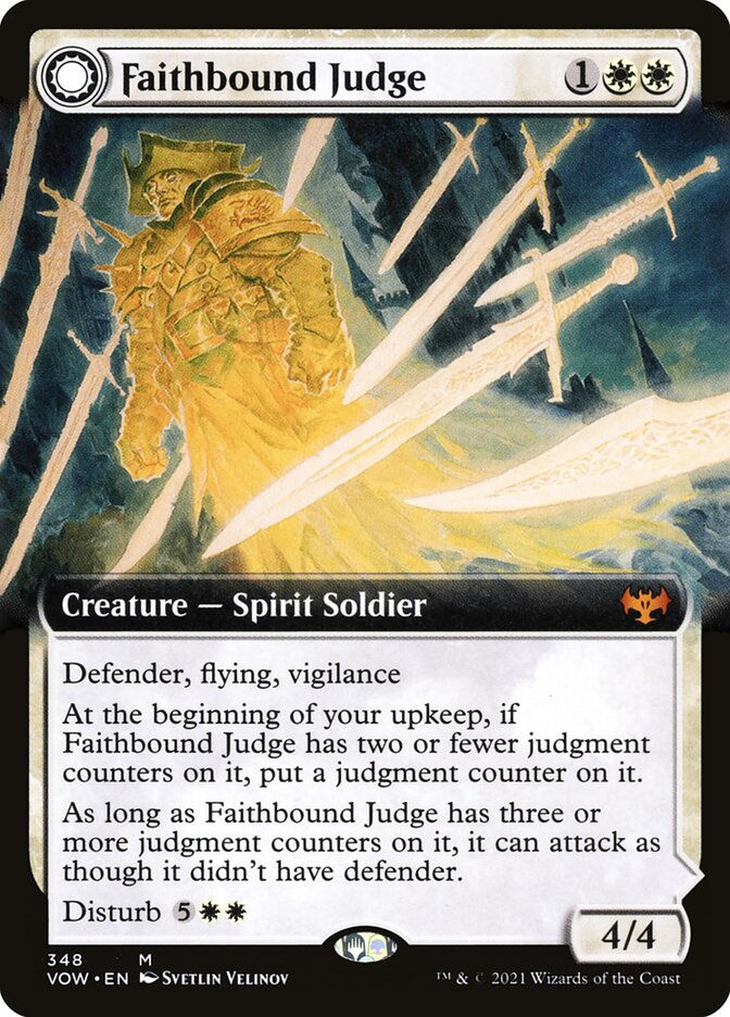 Faithbound Judge // Sinner's Judgment (VOW) (348) / Extended Art — cara 1 de 2