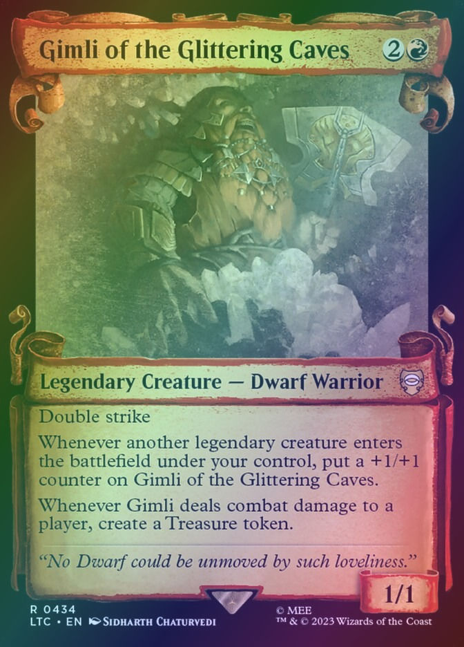 Gimli of the Glittering Caves (LTC) (434) / Showcase / Foil