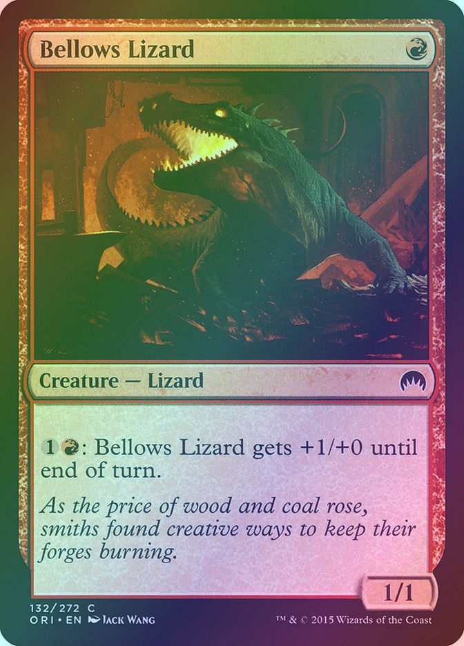 Bellows Lizard (ORI) (132) / Foil
