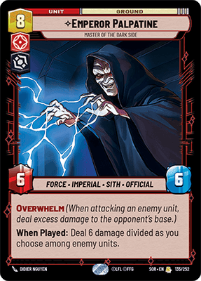 Emperor Palpatine - Master of the Dark Side (SOR_#135/252)