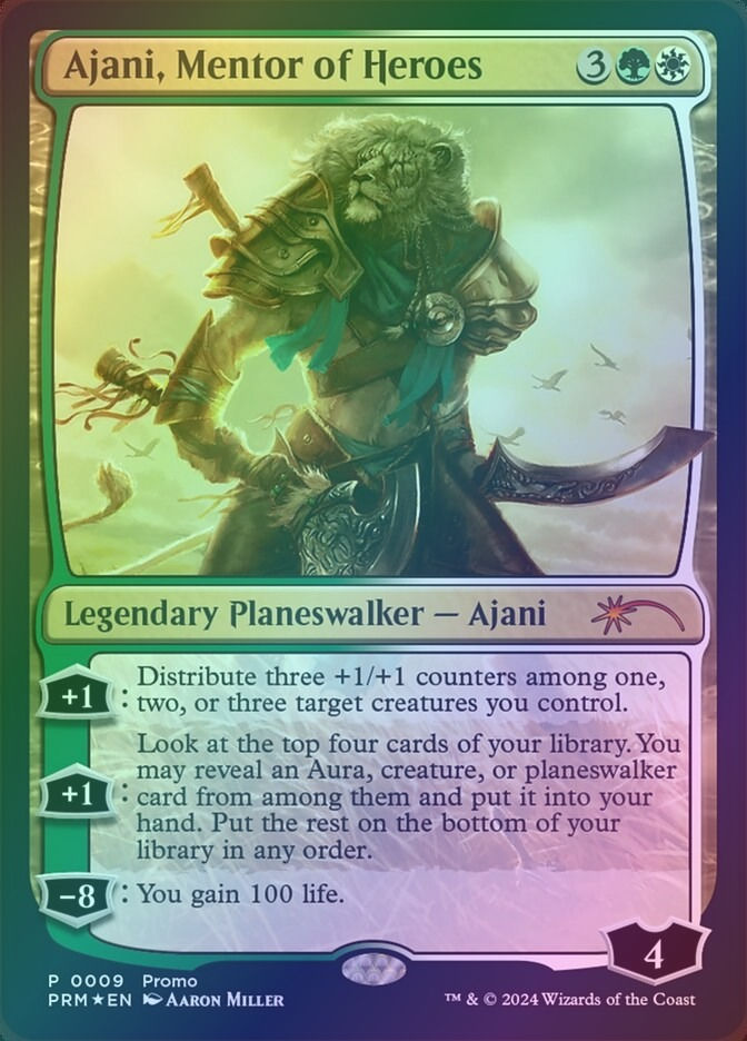 Ajani, Mentor of Heroes (PMEI) (2024-3) / Foil