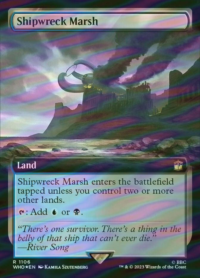 Shipwreck Marsh (WHO) (1106) / Extended Art / Surge Foil