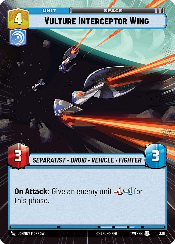 Vulture Interceptor Wing (Hyperspace) (TWI) (336) / Foil