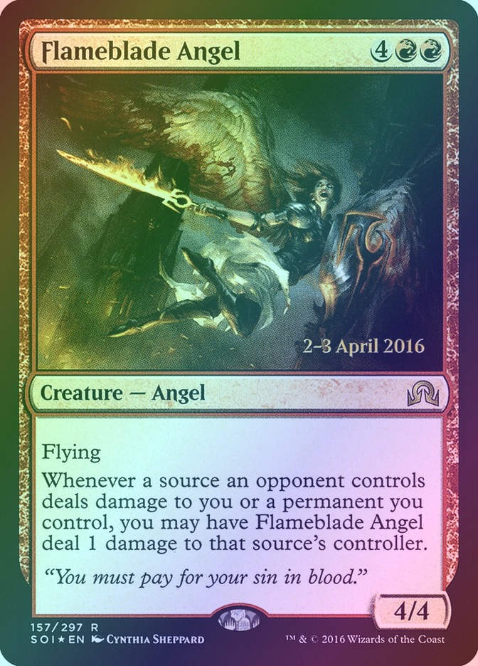 Flameblade Angel (PSOI) (157s) / Foil