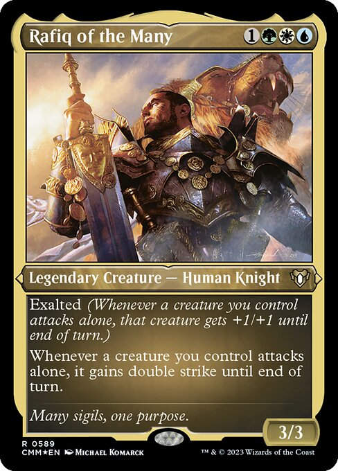 Rafiq of the Many (cmm) / Foil Etched