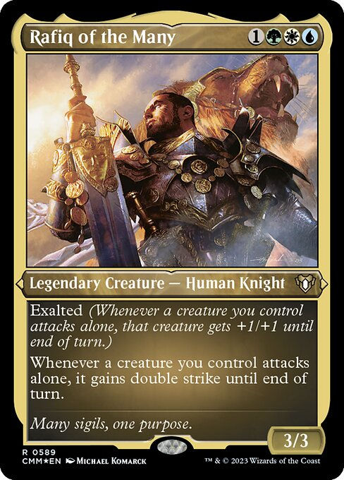Rafiq of the Many (cmm) / Foil Etched
