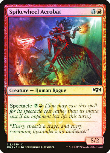 Spikewheel Acrobat (RNA) (118) / Foil