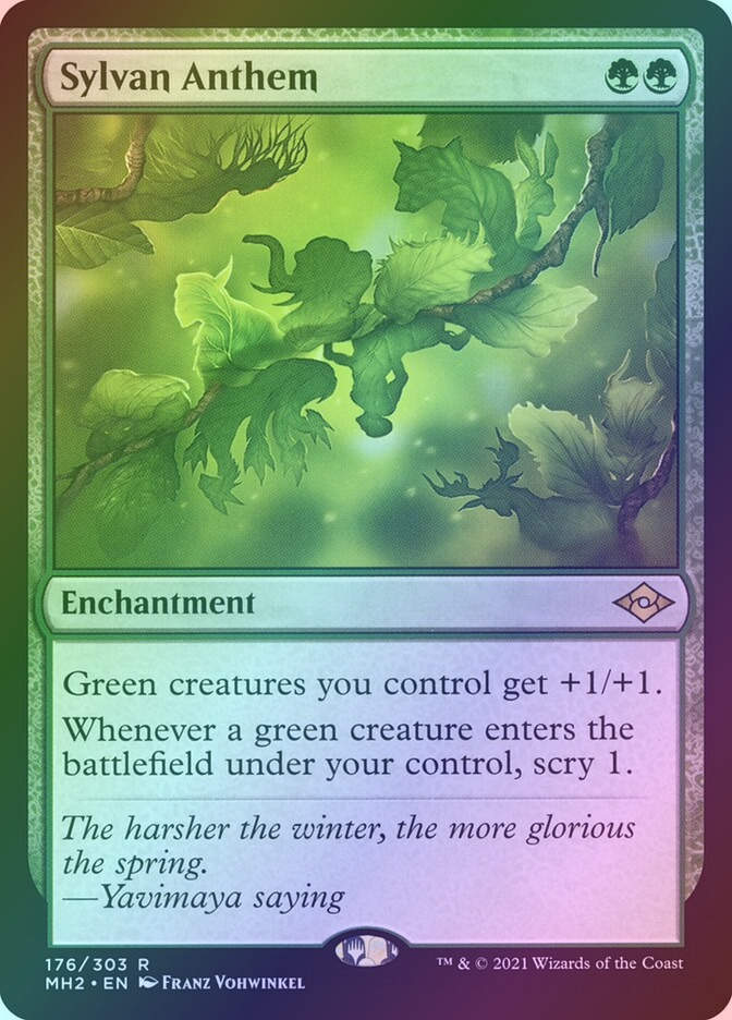 Sylvan Anthem (MH2) (176) / Foil