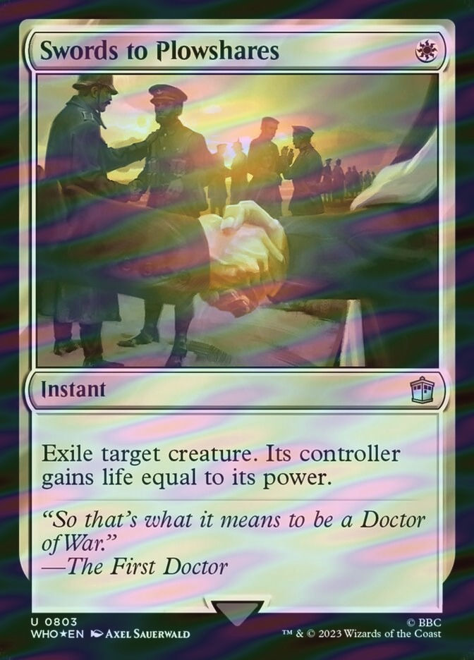 Swords to Plowshares (WHO) (803) / Surge Foil