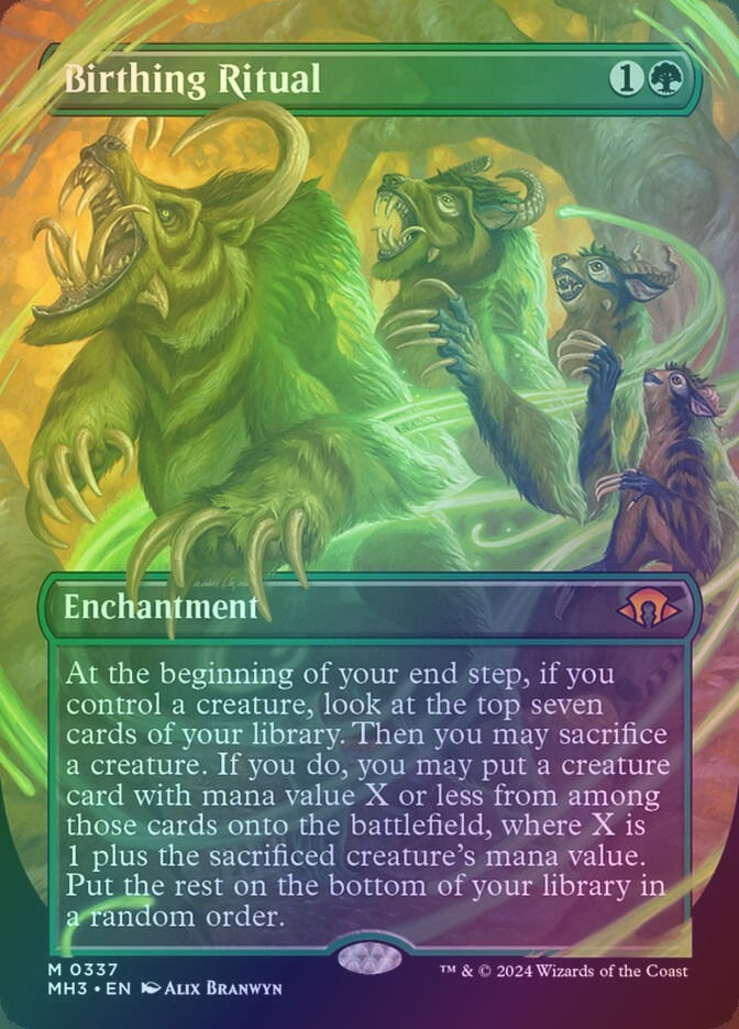 Birthing Ritual (MH3) (337) / Borderless / Foil