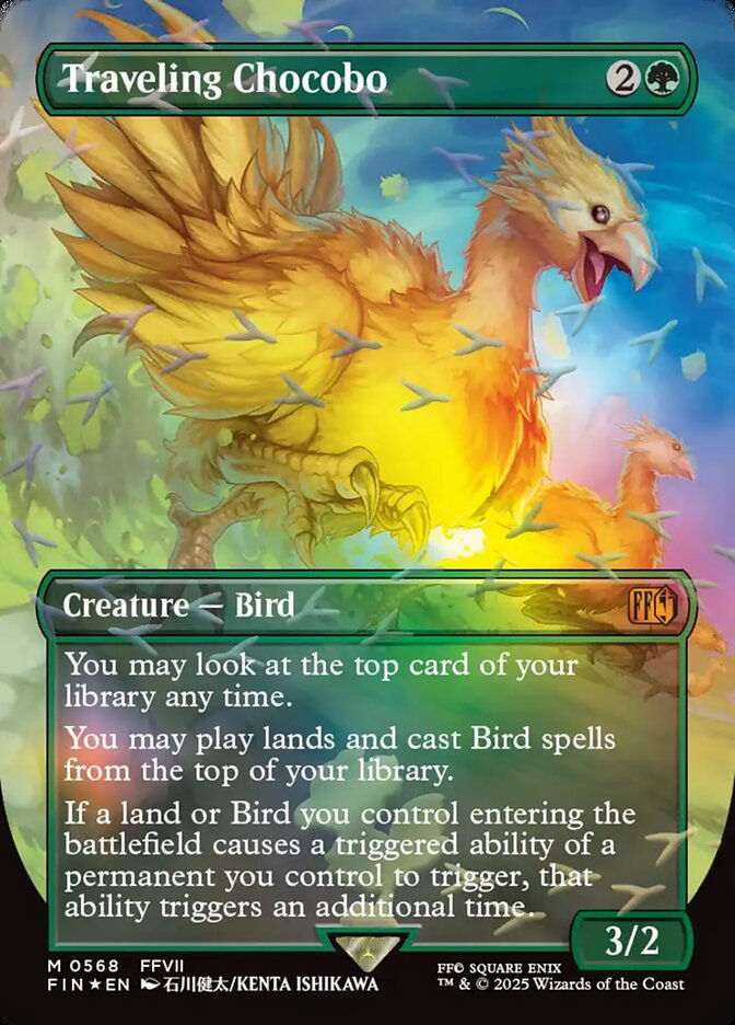 Traveling Chocobo (FIN) (568) / Borderless / Foil