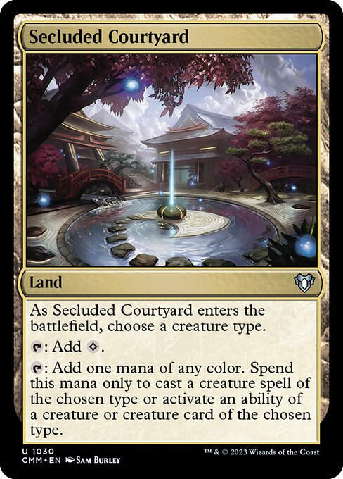 Secluded Courtyard (cmm) (Commander Deck)