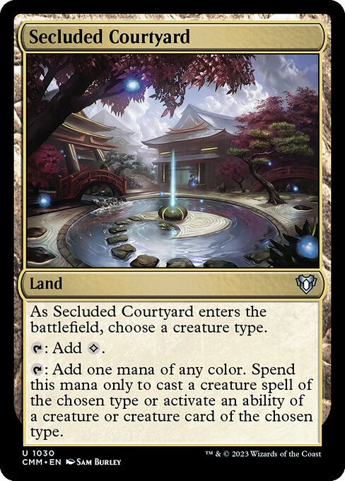 Secluded Courtyard (cmm) (Commander Deck)