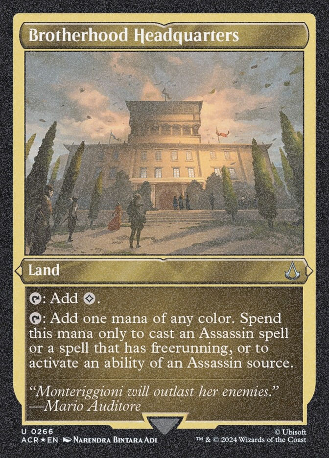Brotherhood Headquarters (ACR) (266) / Foil Etched