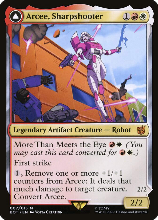 Arcee, Sharpshooter // Arcee, Acrobatic Coupe (BOT) (7)
