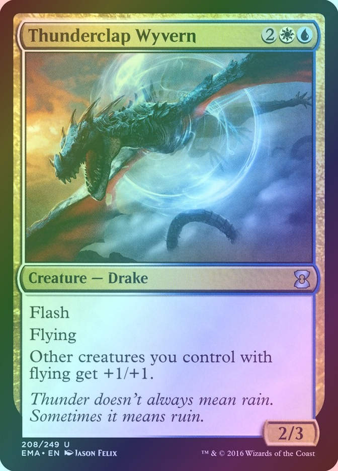 Thunderclap Wyvern (EMA) (208) / Foil