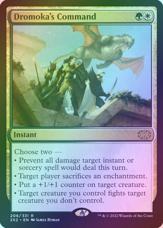 Dromoka's Command (2X2) (206) / Foil