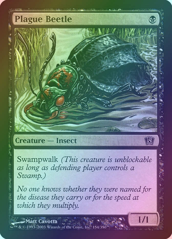 Plague Beetle (8ED) (154★) / Foil
