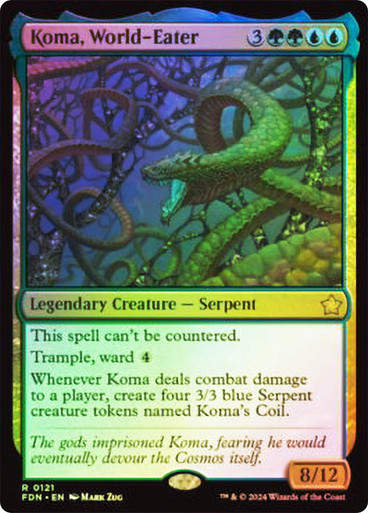 Koma, World-Eater (FDN) (121) / Foil