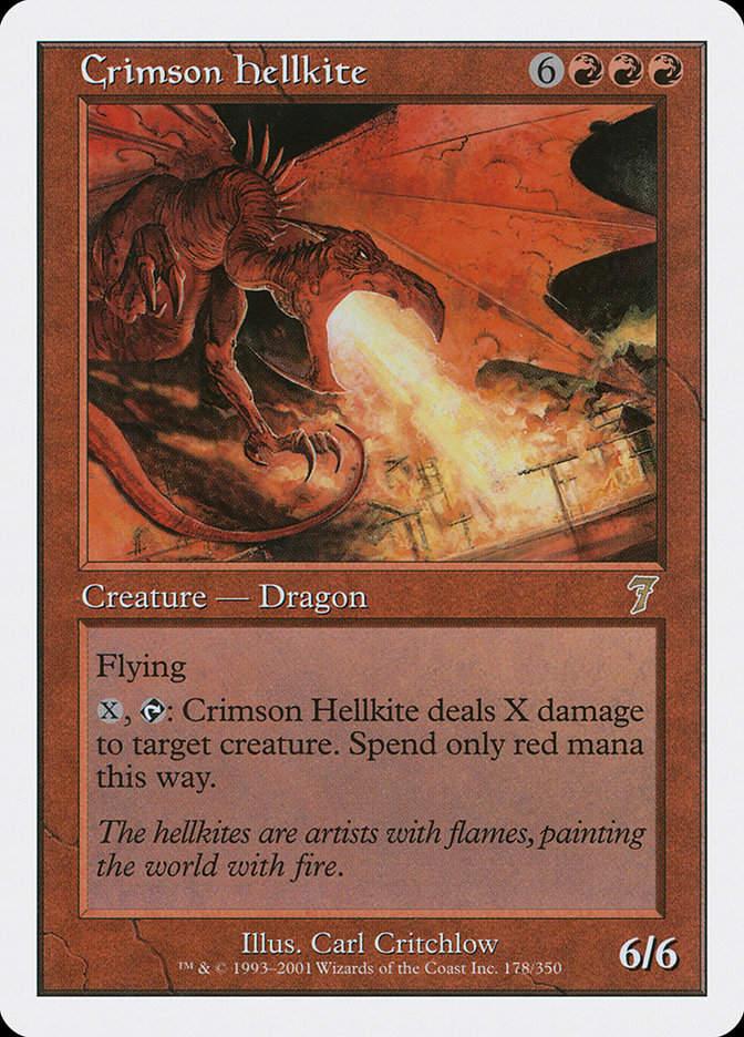 Crimson Hellkite (7ED) (178)