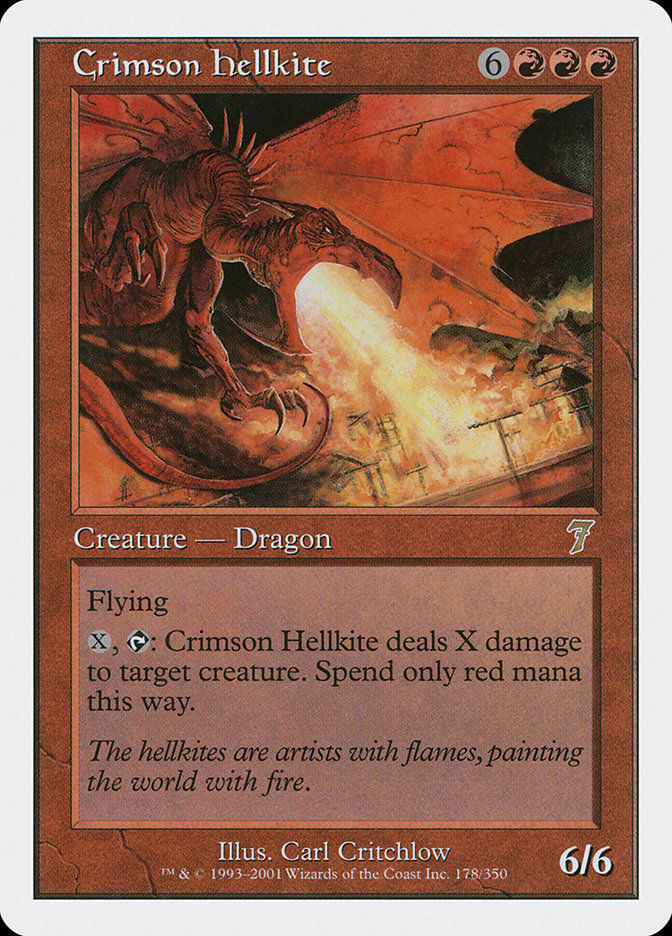 Crimson Hellkite (7ED) (178)
