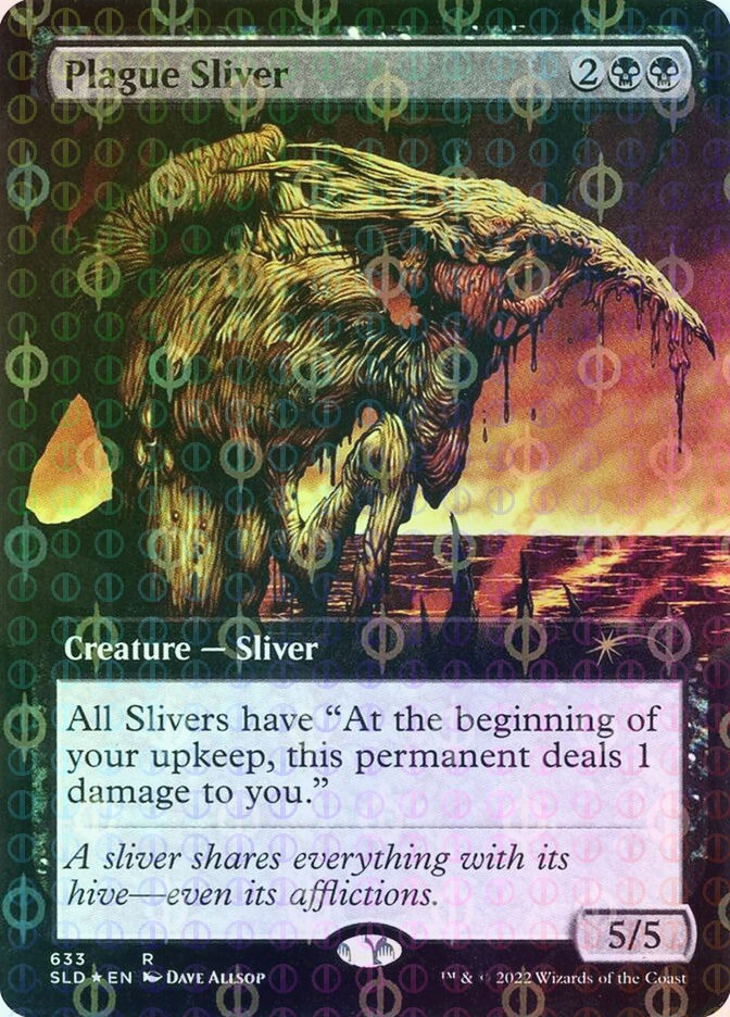 Plague Sliver (SLD) (633Φ) / Extended Art / Step-and-Compleat Foil