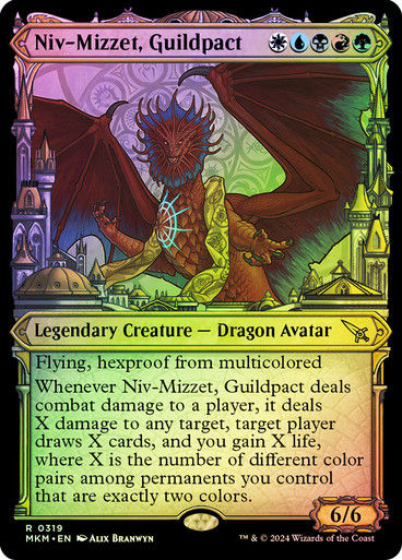 Niv-Mizzet, Guildpact (mkm) (319) / Showcase Foil