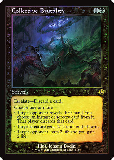 Collective Brutality (INR) (375) / Foil Retro