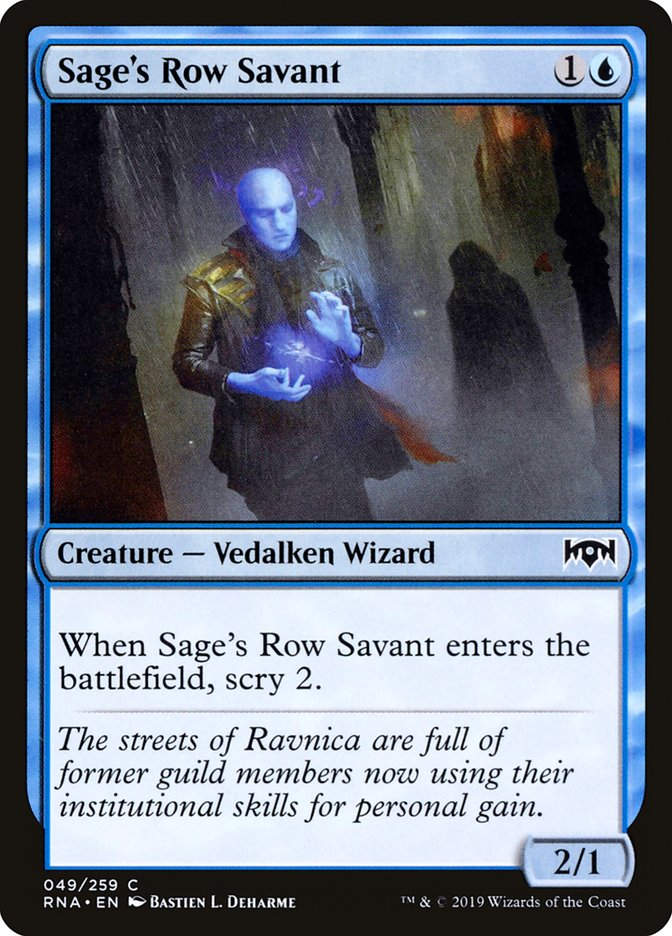 Sage's Row Savant (RNA) (49)