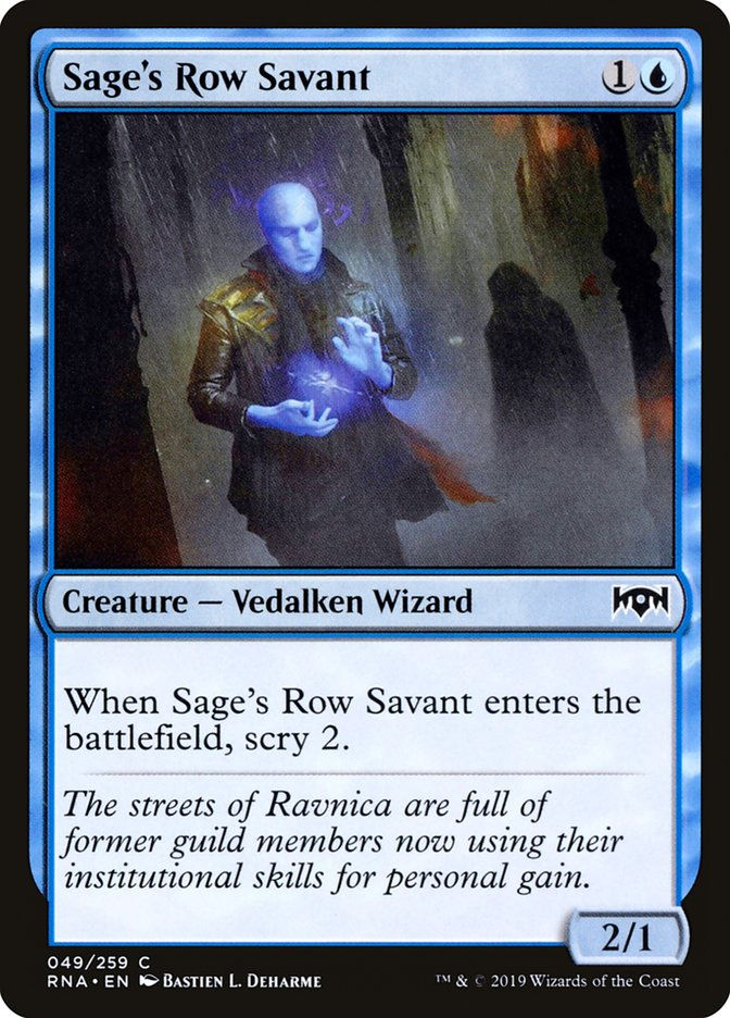 Sage's Row Savant (RNA) (49)