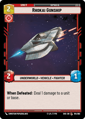 Rhokai Gunship (SHD_#164/262) / Foil
