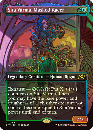Sita Varma, Masked Racer (DFT) (368) / Foil / Borderless