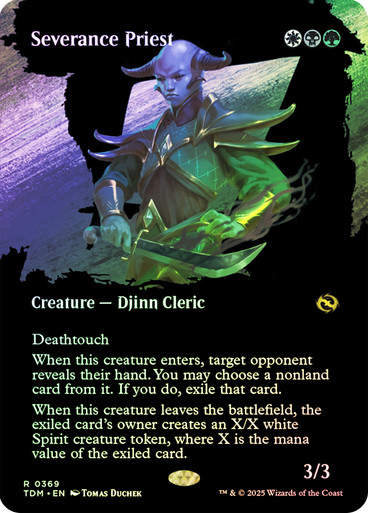 Severance Priest (TDM) (369) / Foil / Showcase BL