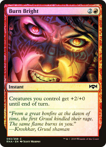 Burn Bright (RNA) (93) / Foil
