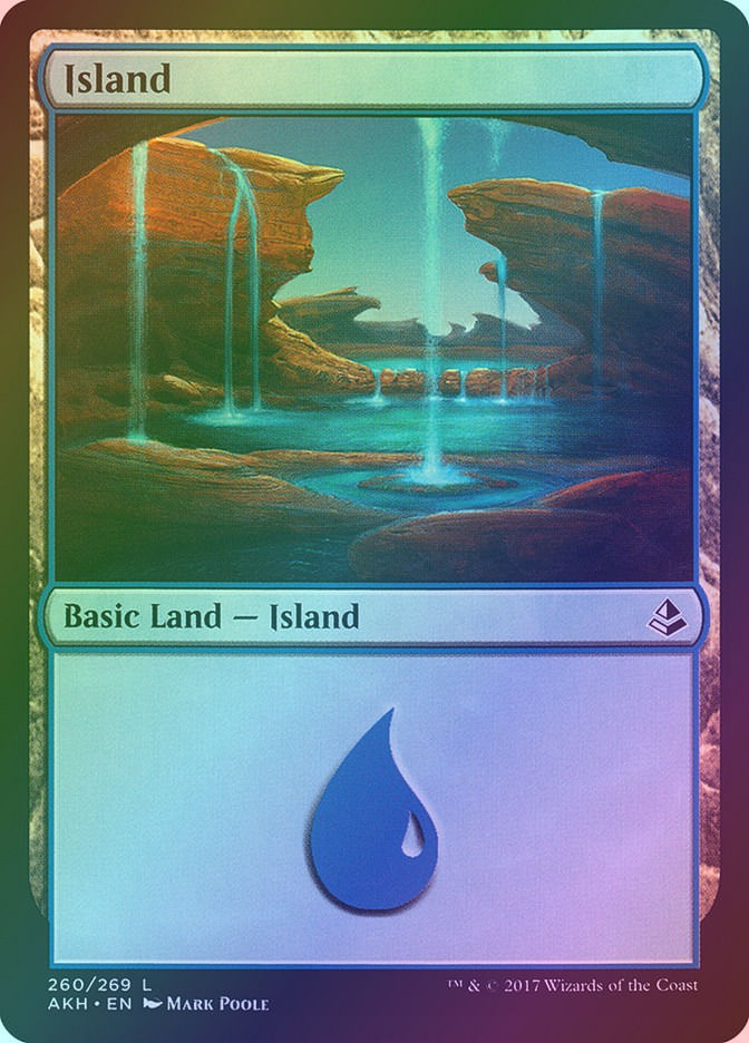 Island (AKH) (260) / Foil
