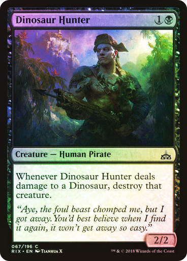 Dinosaur Hunter (RIX) (67) / Foil