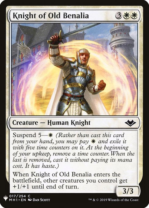 Knight of Old Benalia (PLST) (MH1-17)