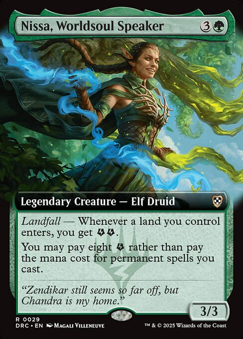 Nissa, Worldsoul Speaker (DRC) (29) / Extended Art
