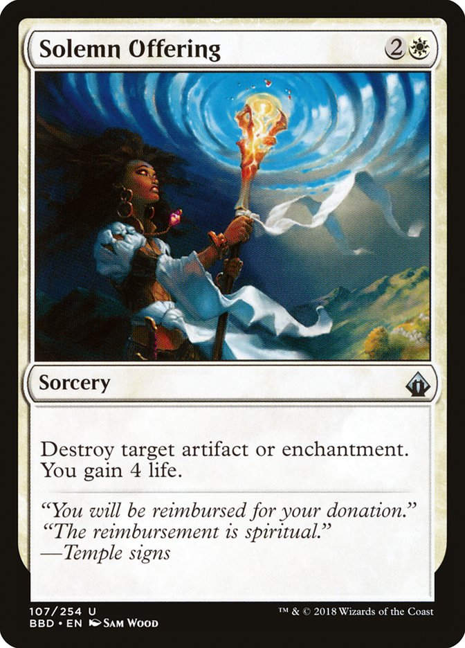 Solemn Offering (BBD) (107) / Foil