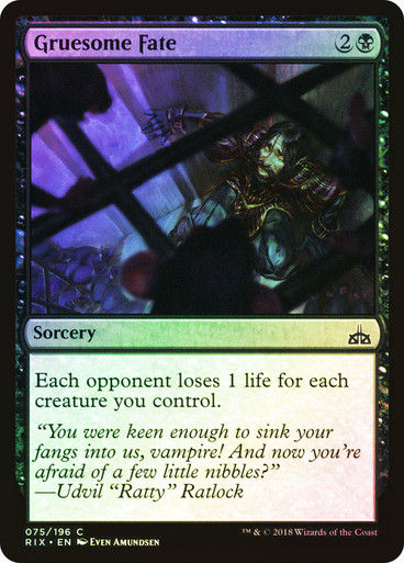 Gruesome Fate (RIX) (75) / Foil