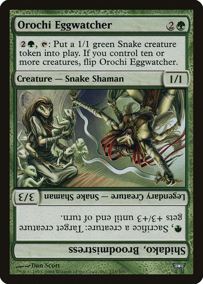 Orochi Eggwatcher // Shidako, Broodmistress (CHK) (233)
