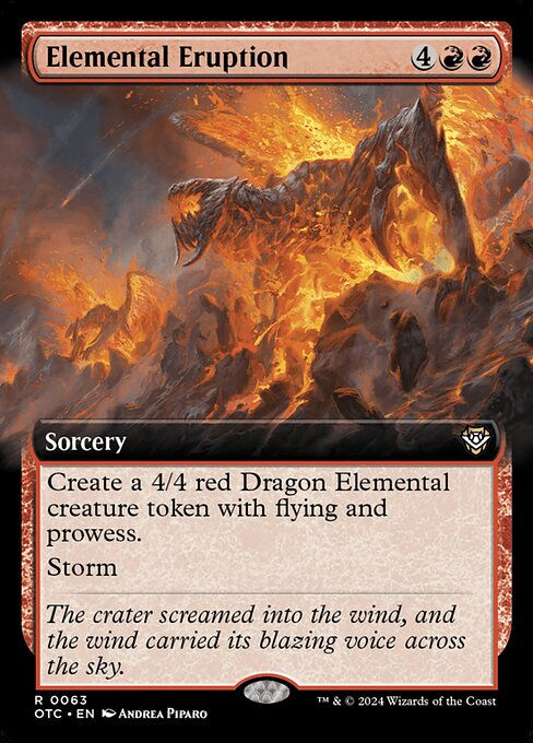 Elemental Eruption (otc) (63) / Extended Art