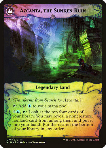 Search for Azcanta // Azcanta, the Sunken Ruin (XLN) (74) / Foil — cara 2 de 2