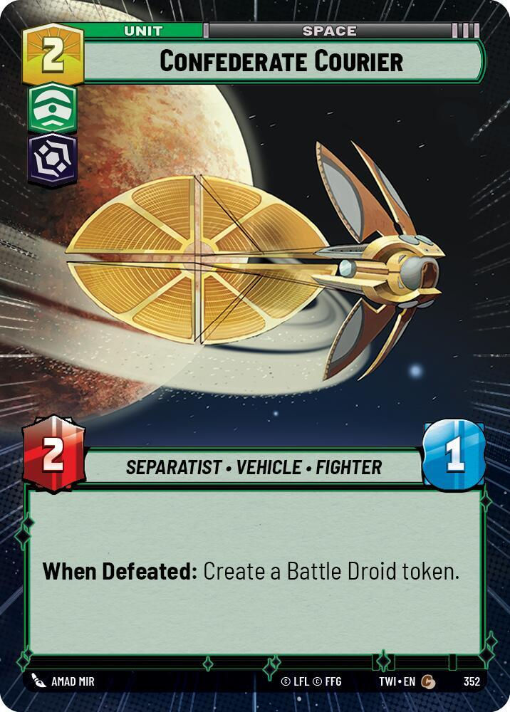 Confederate Courier (Hyperspace) (TWI) (352)
