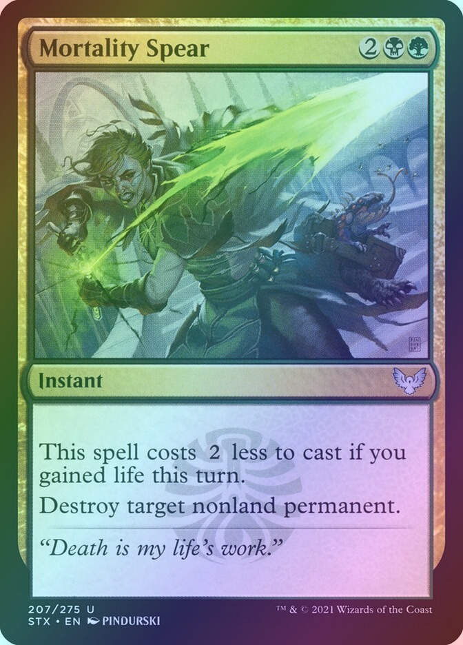 Mortality Spear (STX) (207) / Foil