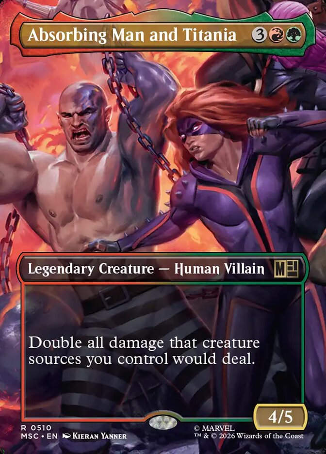 Absorbing Man and Titania (MSC) (510) / Borderless