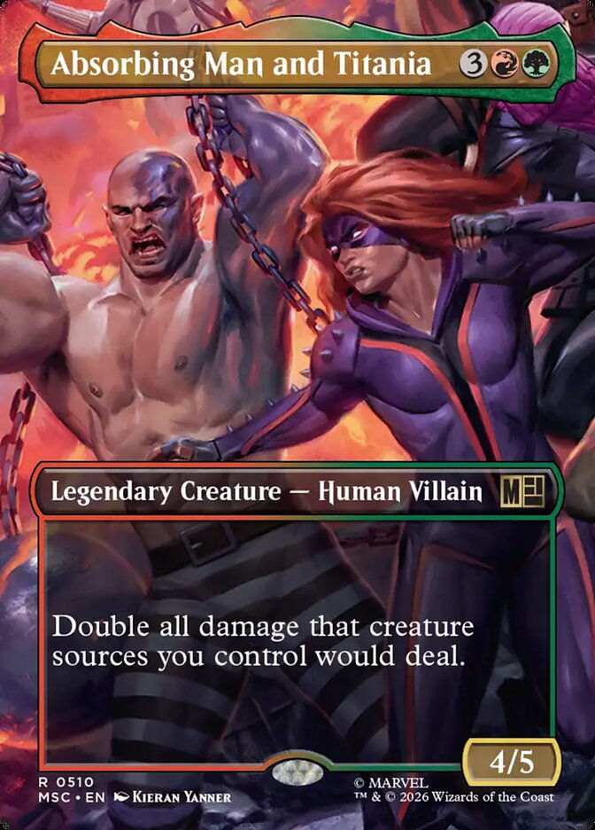 Absorbing Man and Titania (MSC) (510) / Borderless