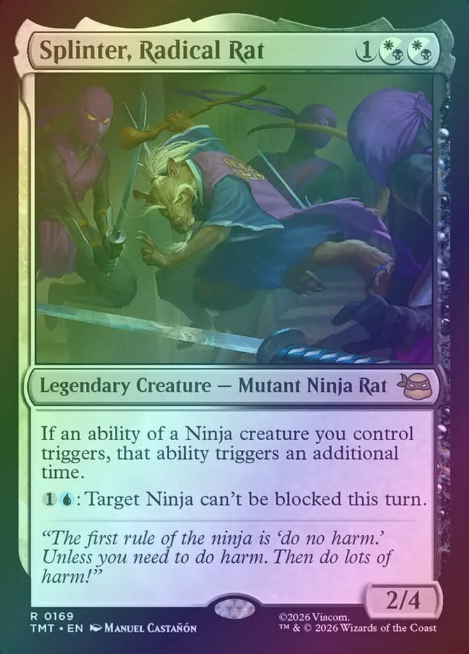 Splinter, Radical Rat (TMT) (169) / Foil